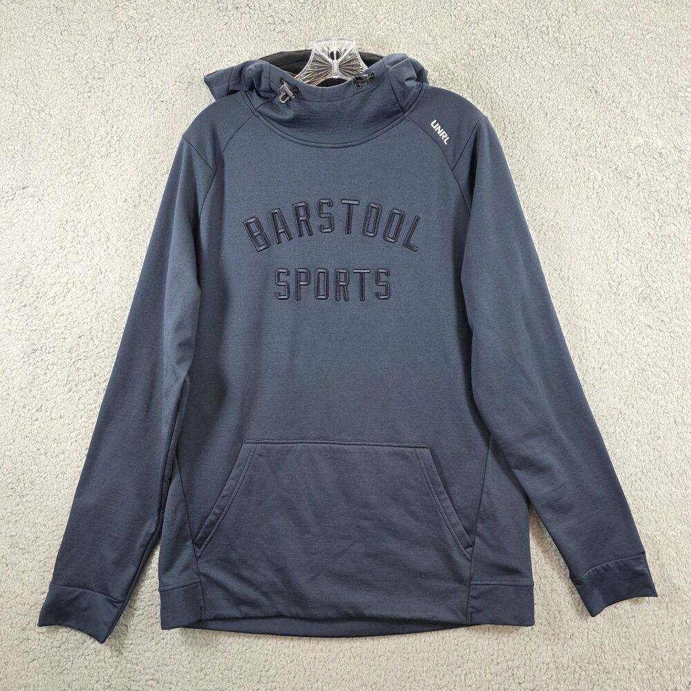 Unrl Barstool Sports Men's Spellout Workout Performance Hoodie Size M
